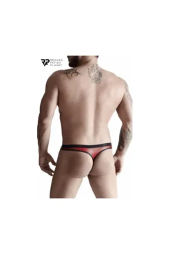 String En Wetlook Rouge - Regnes -L’Éveil Sensuel Soldes string en wetlook rouge regnes 3