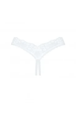 String Ouvert Blanc Heavenlly -L’Éveil Sensuel Soldes string ouvert blanc heavenlly 9