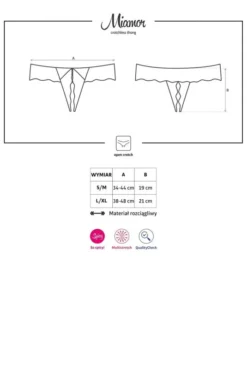 String Ouvert Miamor -L’Éveil Sensuel Soldes string ouvert miamor 4