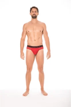 String Rouge Dentelle Délicate -L’Éveil Sensuel Soldes string rouge dentelle delicate 3