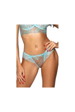String Tanga Bleu Passion Wave -L’Éveil Sensuel Soldes string tanga bleu passion wave 5