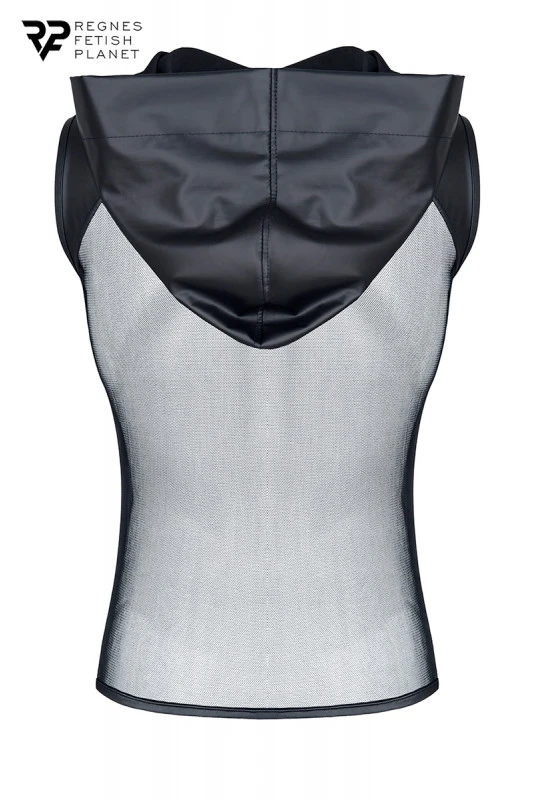 T-shirt Fetish à Capuche En Mesh By Regnes 5 T-shirt Fetish à Capuche En Mesh By Regnes – Image 5