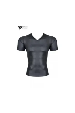 T-shirt Homme Wetlook Noir -L’Éveil Sensuel Soldes t shirt homme wetlook noir 2