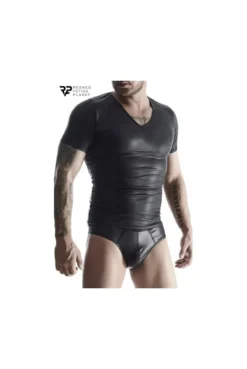 T-shirt Homme Wetlook Noir
