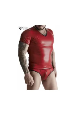 T-shirt Wetlook Homme Rouge