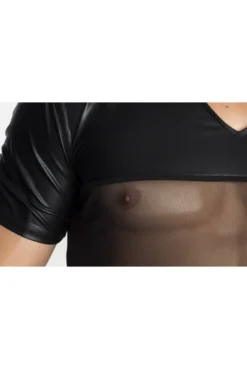 Tee Shirt Fetish Stronger Peck Noir Handmade -L’Éveil Sensuel Soldes tee shirt fetish stronger peck noir handmade 3