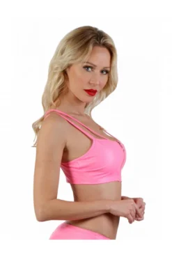 Top Court Rose Avec Zip -L’Éveil Sensuel Soldes top court rose avec zip 2