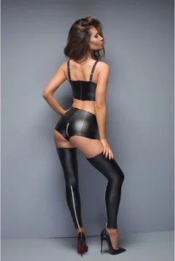 Top Sexy Fetish Zips Argent -L’Éveil Sensuel Soldes top sexy fetish zips argent 4