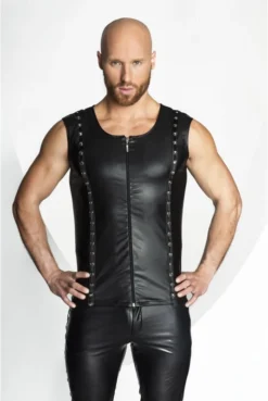 Veste Fetish Homme Hard Noir Handmade