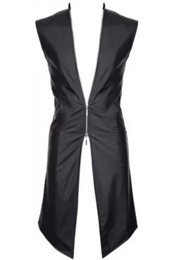 Veste Longue Sans Manche Fetish Wetlook Marco -L’Éveil Sensuel Soldes veste longue sans manche fetish wetlook marco 2
