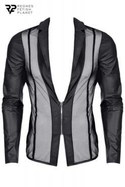Veste Wetlook Fetish Homme Daniele 7 Veste Wetlook Fetish Homme Daniele -L’Éveil Sensuel Soldes veste wetlook fetish homme daniele 2